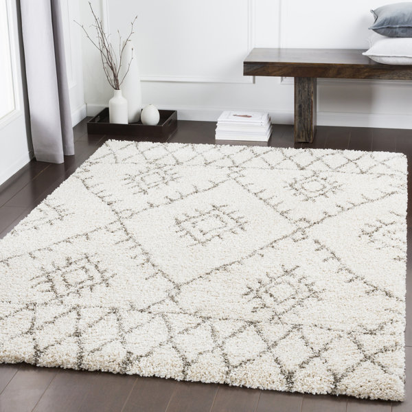 Mistana™ Zanzibar Southwestern Area Rug in Ivory & Reviews Wayfair
